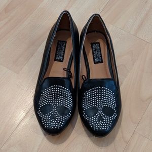 Urban outfitters skull loafers